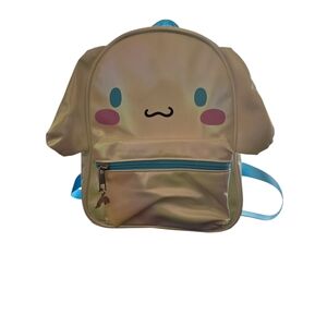 Charming Tan and Blue Kids Backpack